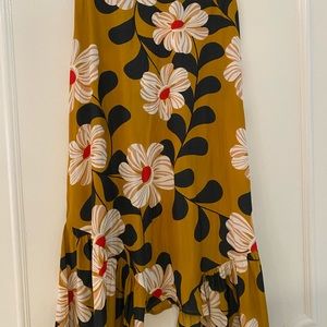 Anthropologie Eva Franco floral midi skirt